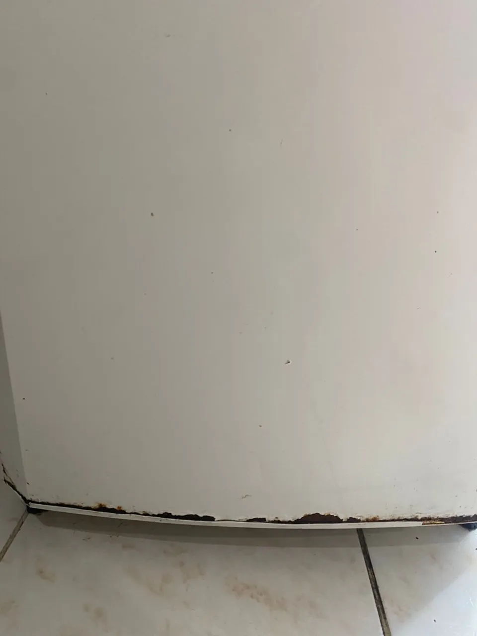 Geladeira com detalhes