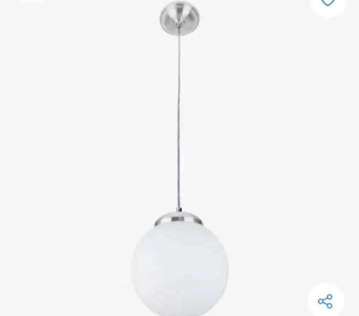 Lustre Pendente Moderno com Globo de Vidro