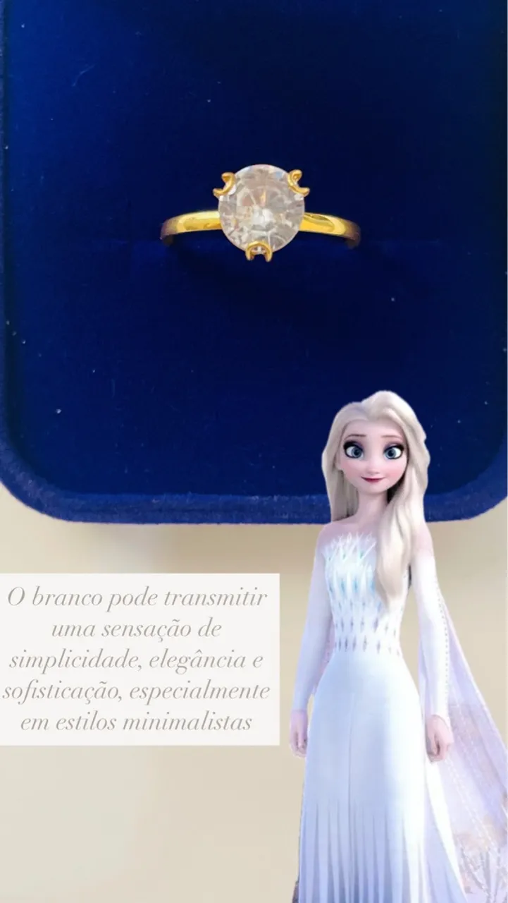 Anel com pedra Ouro 18k