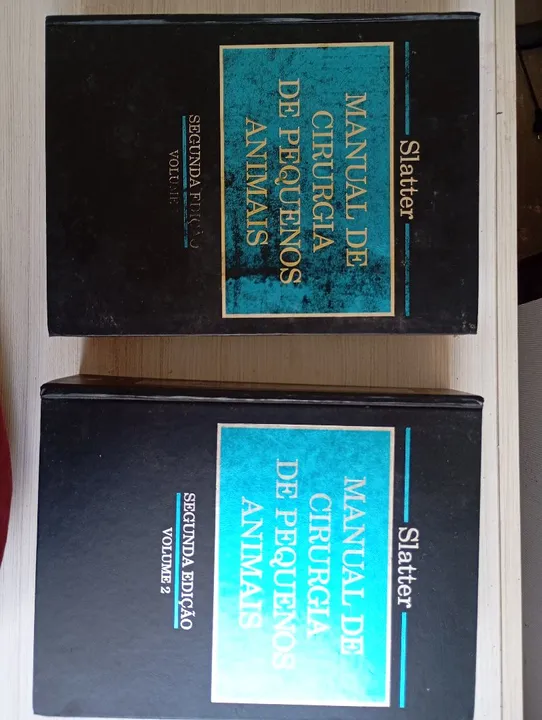 Manual de Cirurgia de Pequenos Animais Slatter VOL. 1 e 2