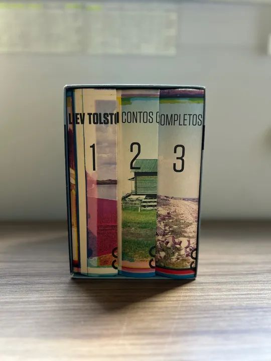 Livro Contos Completos Toltói - Box com 3 livros Capa Dura