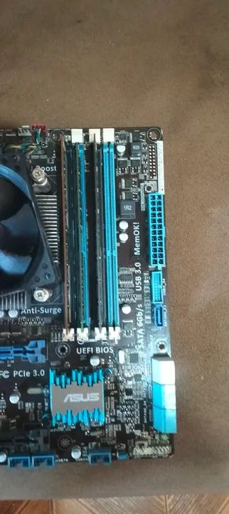 Placa Mãe ASUS P8H77-M PRO I7 3770s 16gb DDR3 - Foto 4