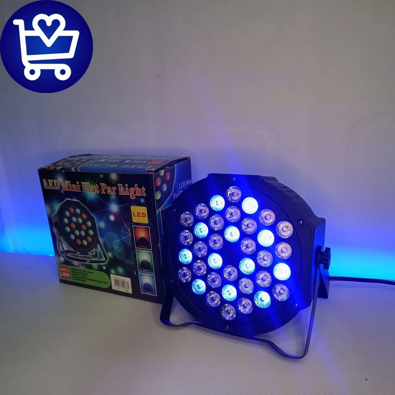 Iluminação LED Mini Flat Par Light - Novo