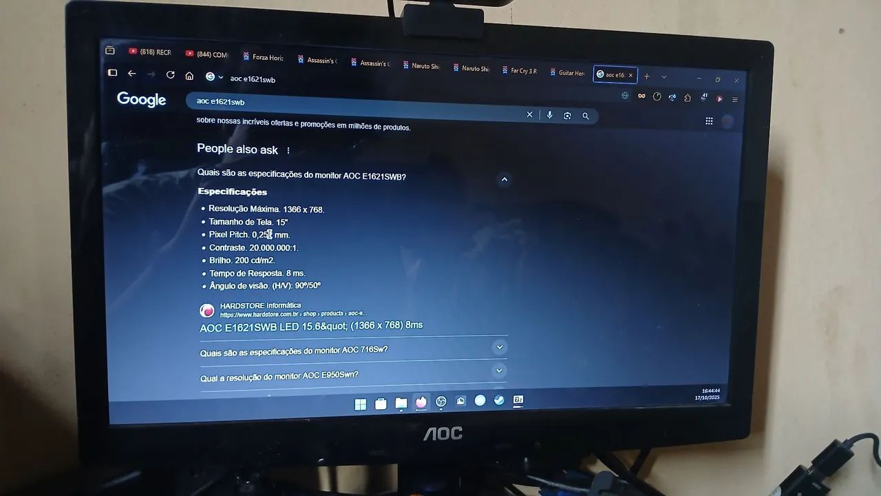 AOC E16S21WB 15-inch Monitor64208800829185120