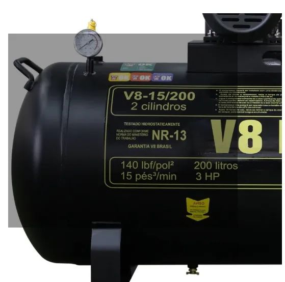 Compressor De Ar  V8 Brasil - Foto 2