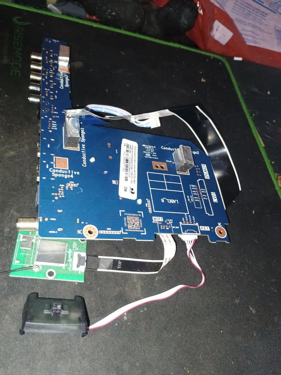 Placa principal completa tv Philco PTV32G70rch tudo como na foto. - Foto 2