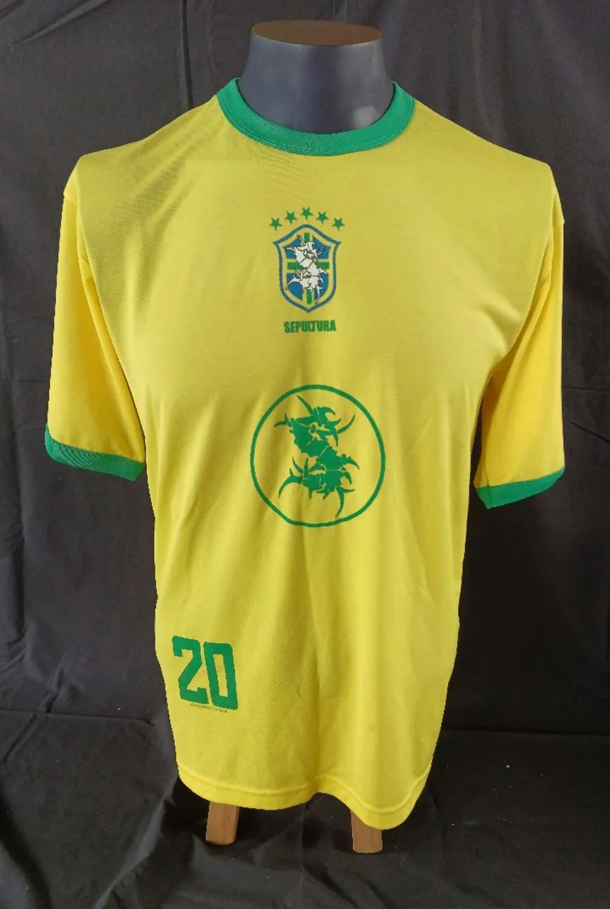 Camiseta Sepultura Brasil - Edição Limitada