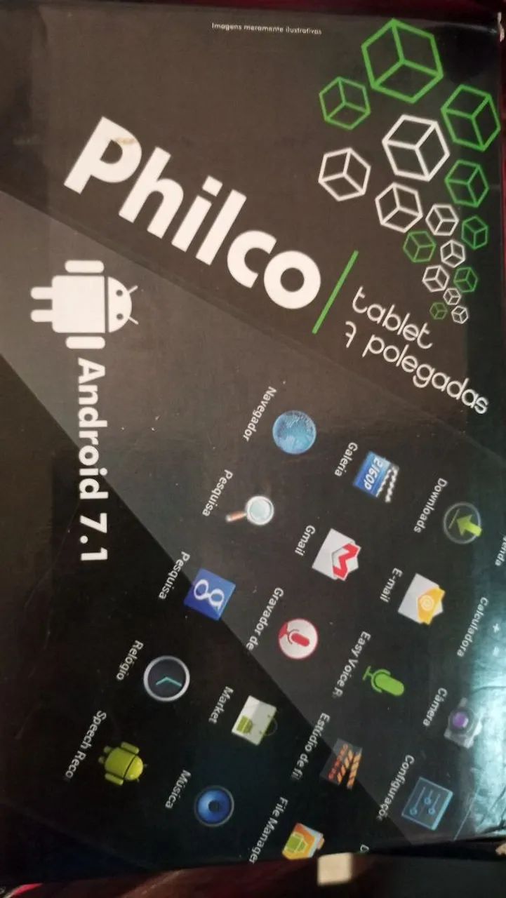 Tablet Philco infantil com defeito tela travando 