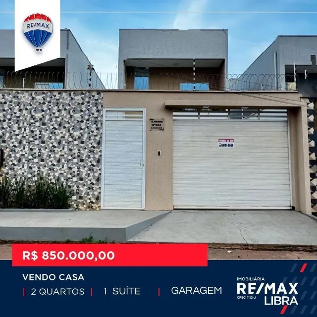 IMOBILIÁRIA RE/MAX LIBRA VENDE CASA
