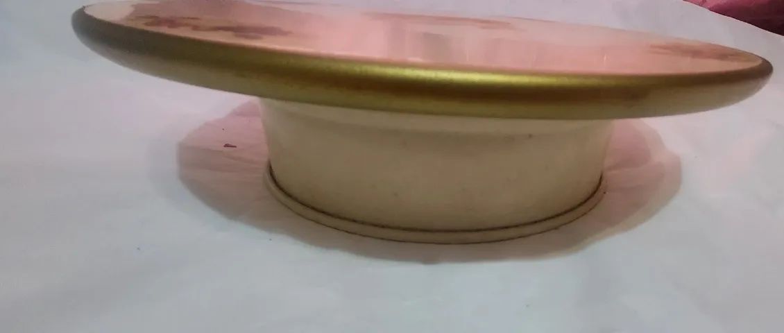 Lindo Prato Bandeja par bolo Decorativo musical Vintage - Foto 3