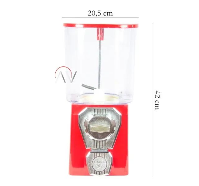 Máquina De Bolinha Pula Pula Chicletes Po89 Vending Machine - Foto 3