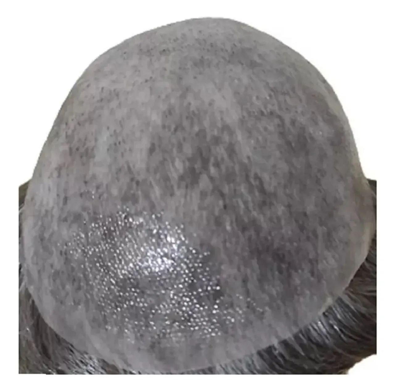 Protese capilar Masculina Micropele Grisalha 1B/65 - Pronta Entrega - Foto 2