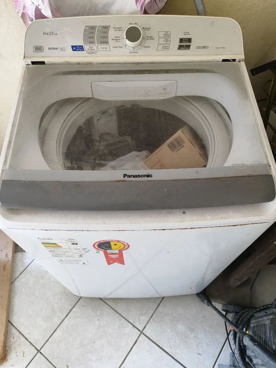 Máquina de Lavar Panasonic 14kg ActiveFoam