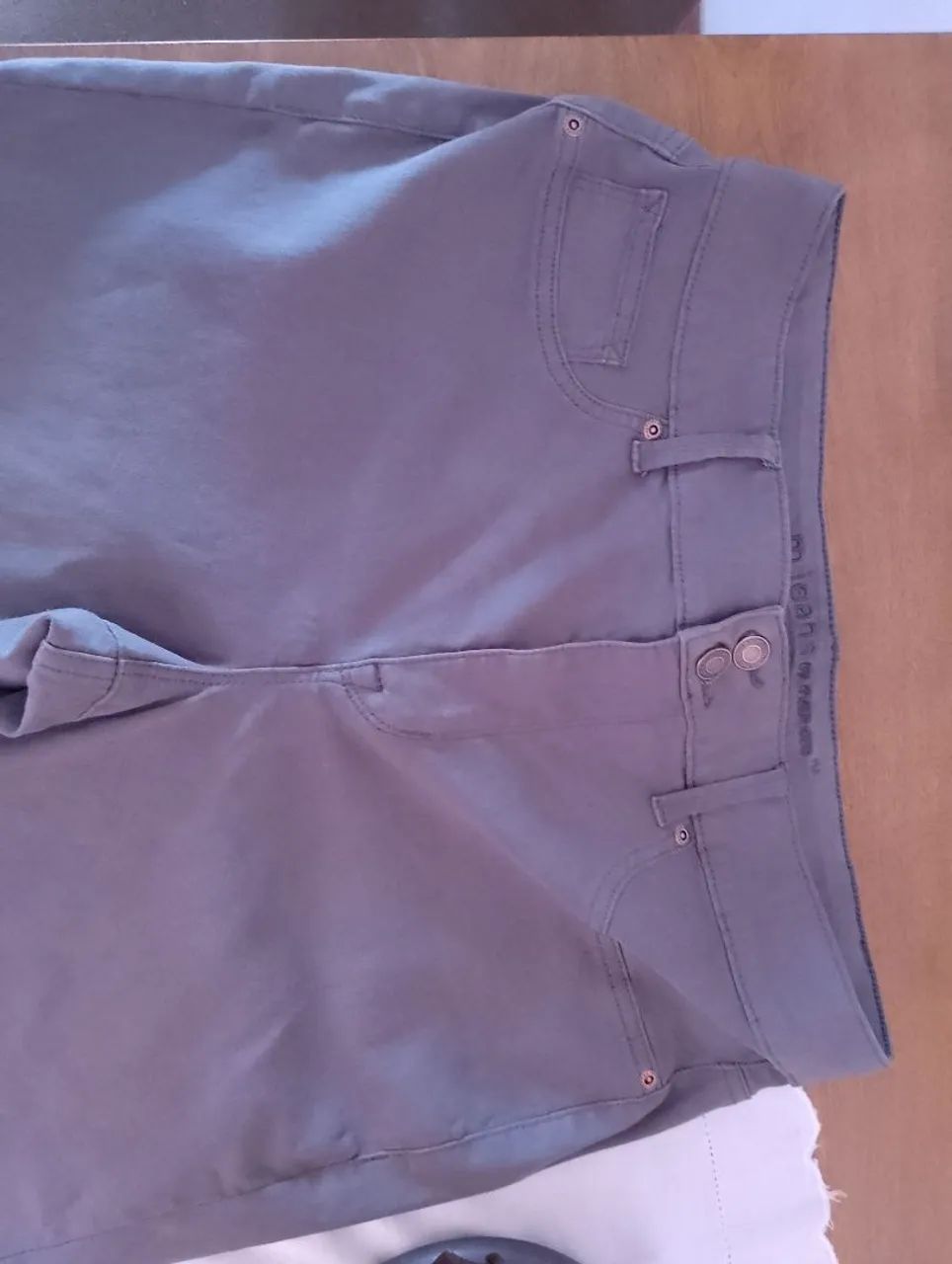 Calça Jeans Cinza Feminina