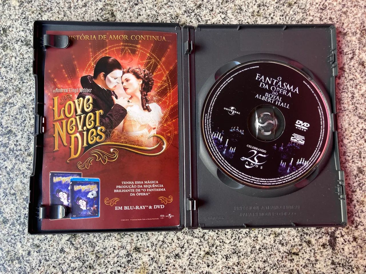 DVD Fantasma da Opera (Original) - Foto 2