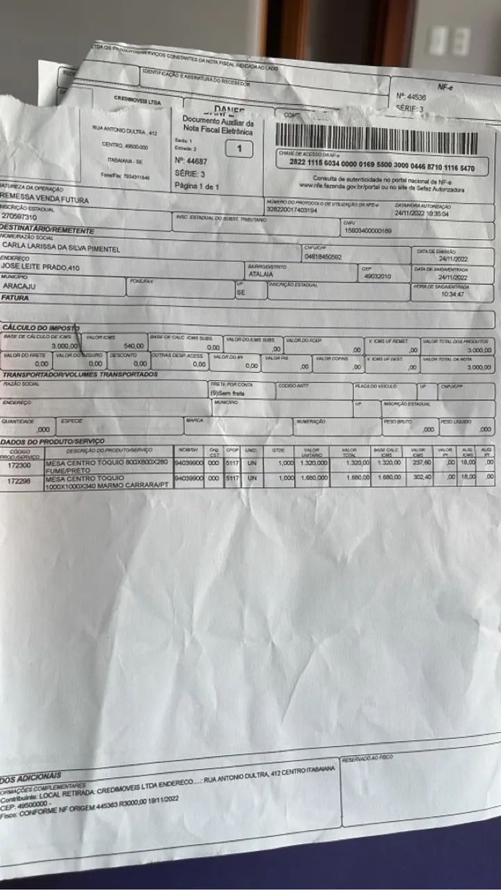 Mesa de centro credimóveis - Foto 3