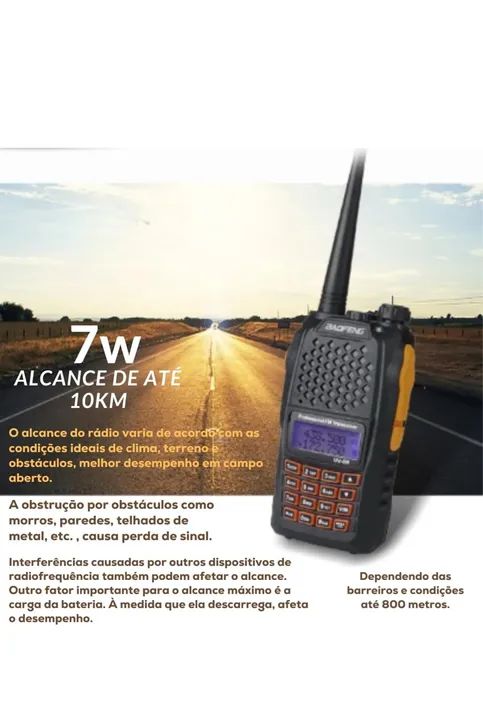 2 Rádio Profissional BAOFENG - Foto 3