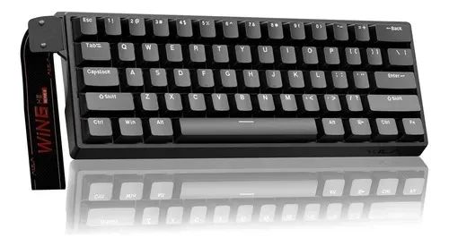 Teclado Aula Win60 He Standart Magnético Preto 8k Rgb - Foto 3