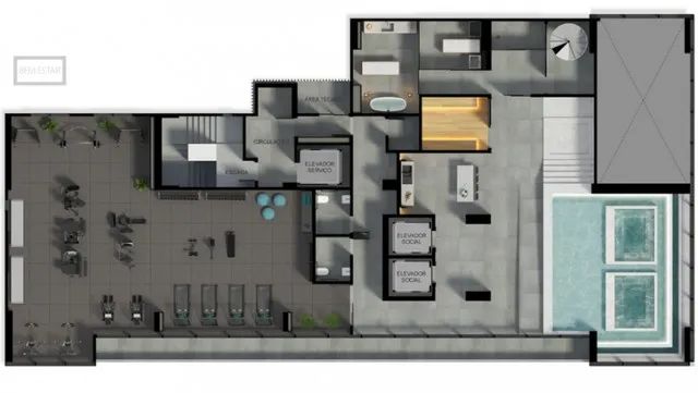 Neo Residence - Altiplano - Andar Alto - 405 m² - 04 Sts+DCE - Excelente Vista! - Foto 4
