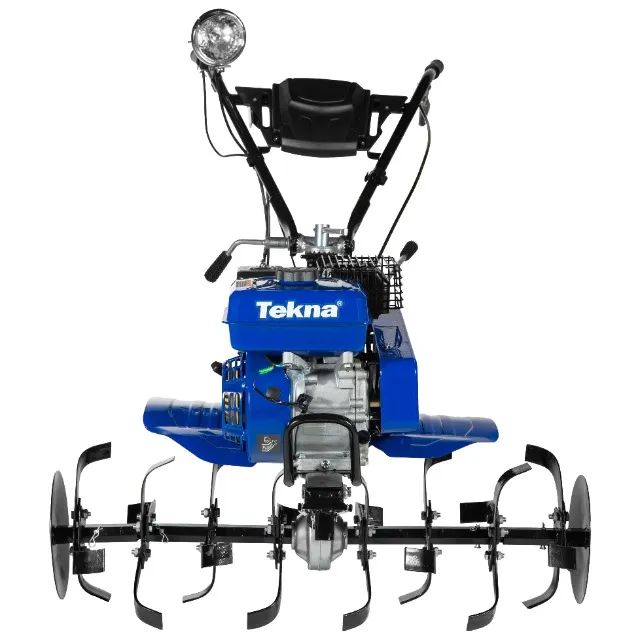 MOTOCULTIVADOR A GASOLINA TEKNA TK90R 212CC 7HP C/RODAS E ENXADAS  - Foto 4