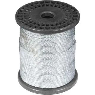 CABO DE ACO PLASTIFICADO 1/16POL 1,6MM 6X7 100M ALMA DE FIBRA VONDER