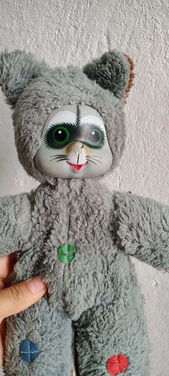 Boneco antigo Mattel pelúcia 