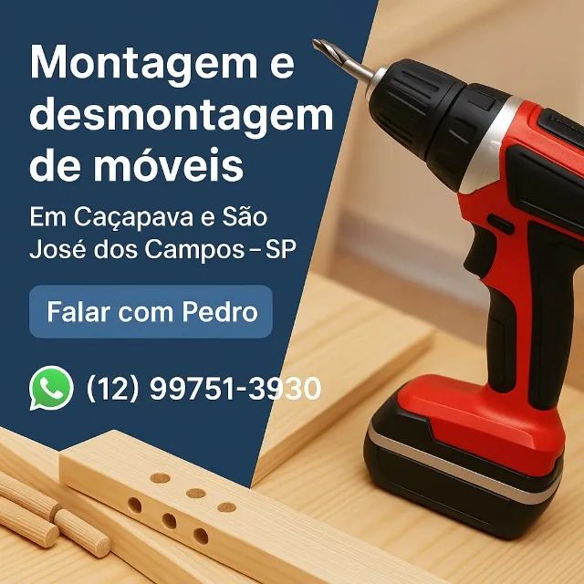 Montador de Móveis em Caçapava SP 