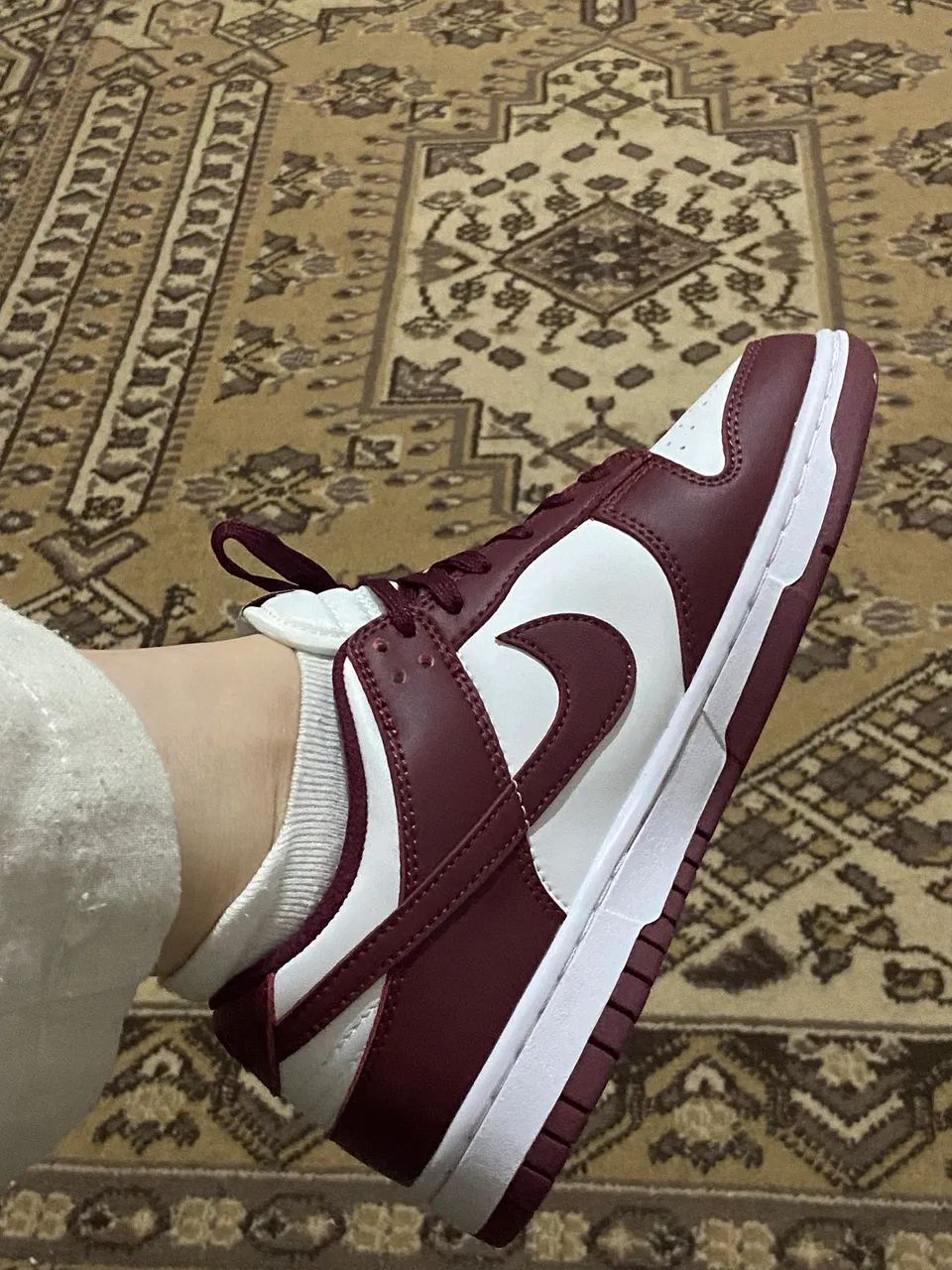 Nis Nike Nike Dunk Low Tenis Nike Cor Vinho Feminino Nike Dunk Low
