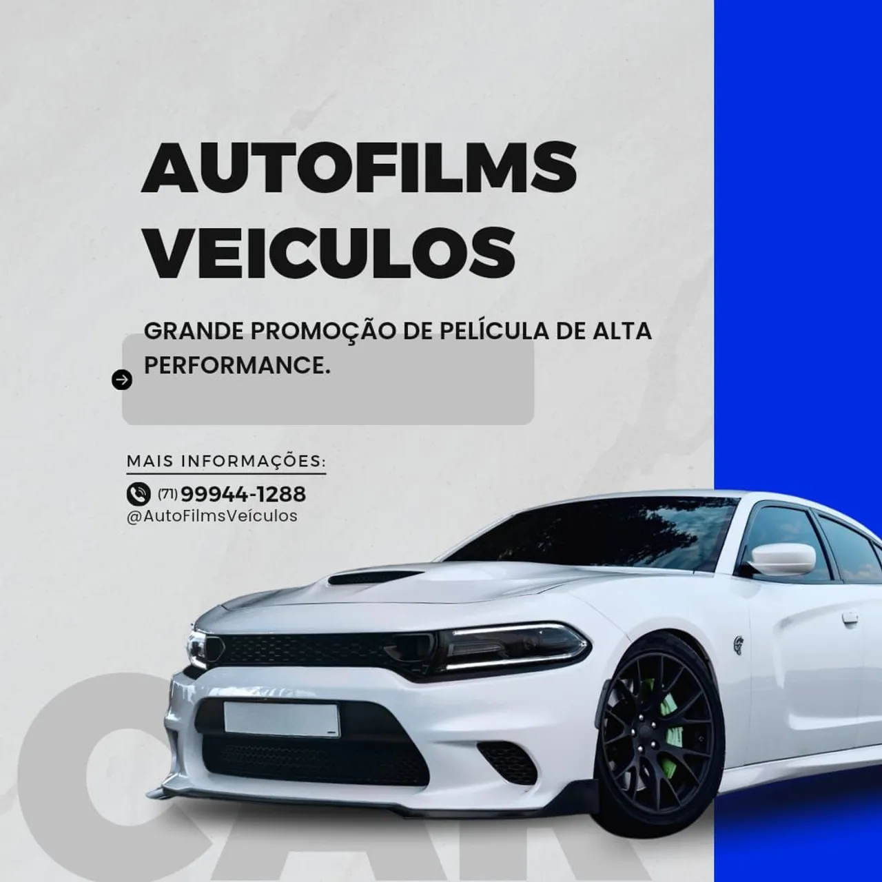 Película de alta performance automotivo e residencial