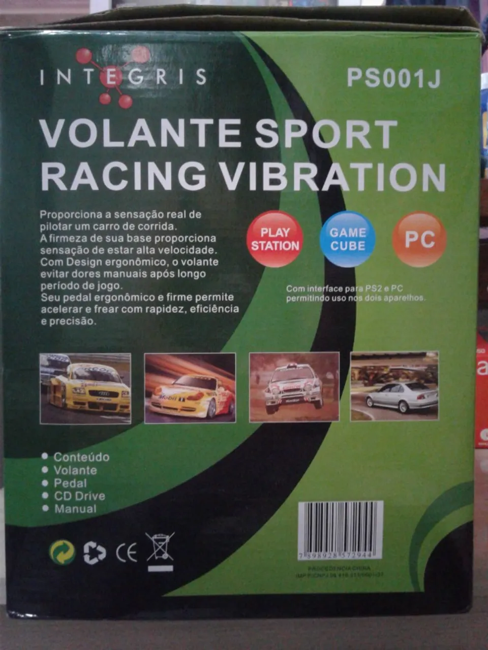 VENDO VOLANTE SPORT RANCIG VIBRATION PARA SIMULAÇÃO 150$