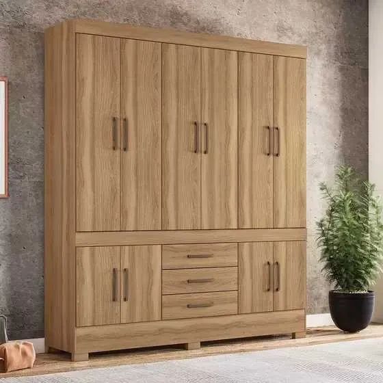 Guarda Roupa Casal 10 Portas 3 Gavetas Novo Varios modelos