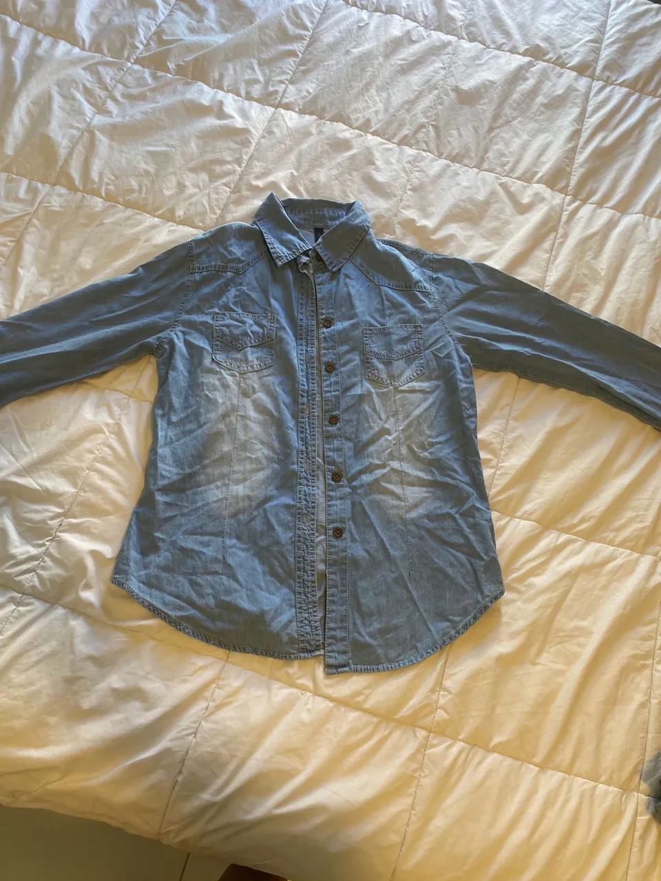 Camisa jeans kids P - Foto 2