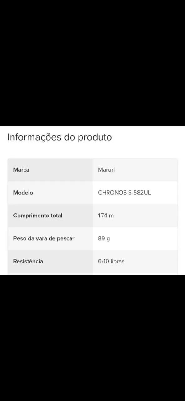 Vara de pesca em Fibra de carbono nova  - Foto 5