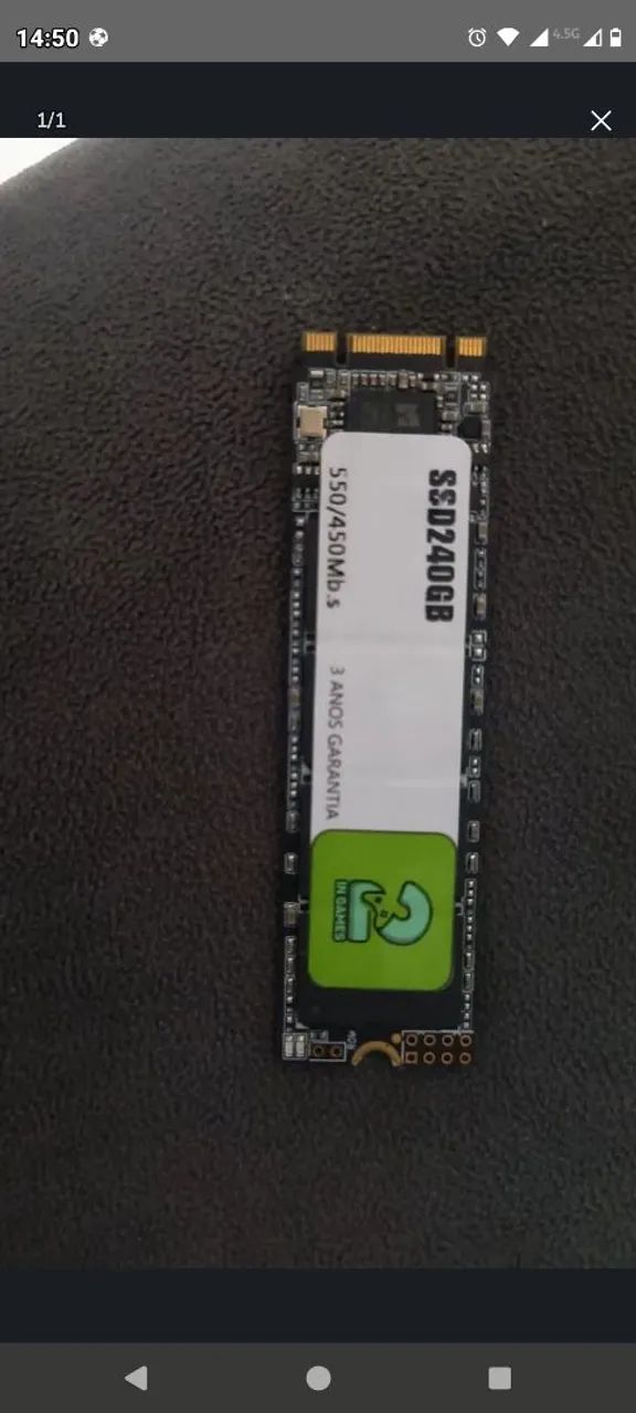 SSD 240GB IN GAMES 550/450MB/S