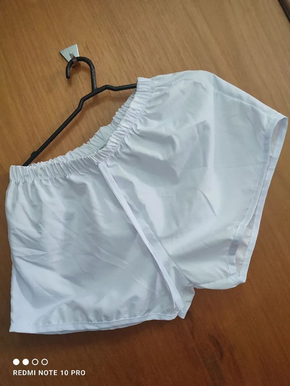 Short branco pano leve praia  - Foto 5