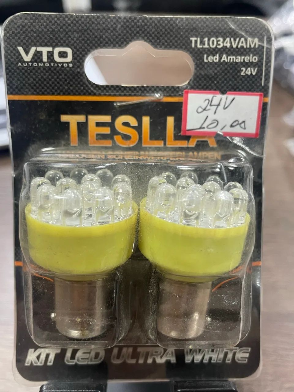 Lâmpadas 24volts LED Teslla 3 pares pinguinho e 2 polos só 30 - Foto 3
