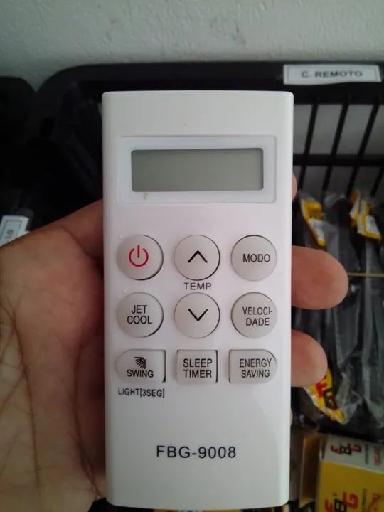 Controle Remoto Ar Condicionado Smile Lg + Pilhas