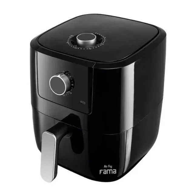 Fritadeira Air Fryer Fama Ffr27p, 1300W , 3L c/ Timer, Preta - 110V (NOVO) - Foto 3