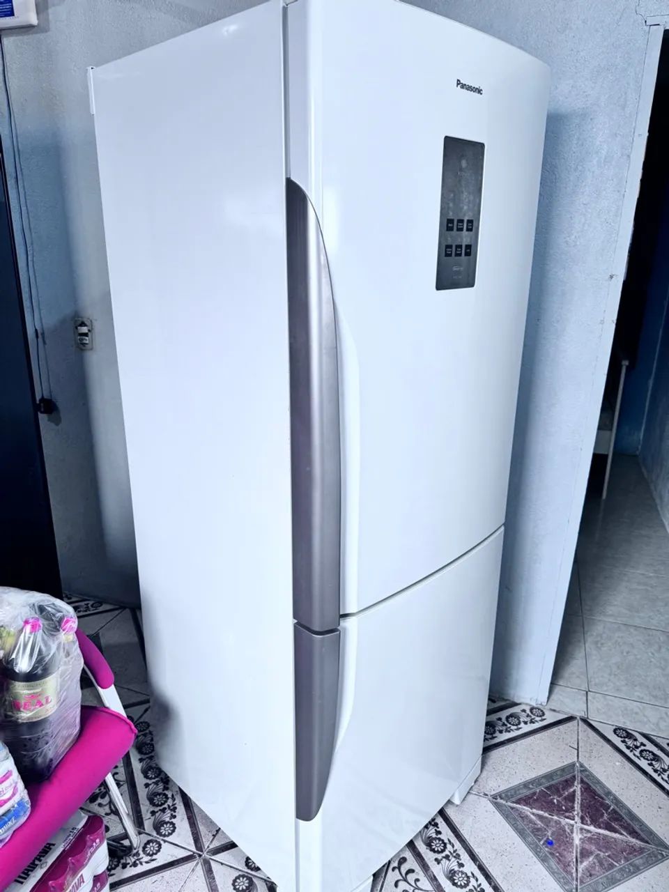 Geladeira Panasonic Inverter Frost Free Painel Digital 425 Litros Semi Nova Aceito Cartão  - Foto 5