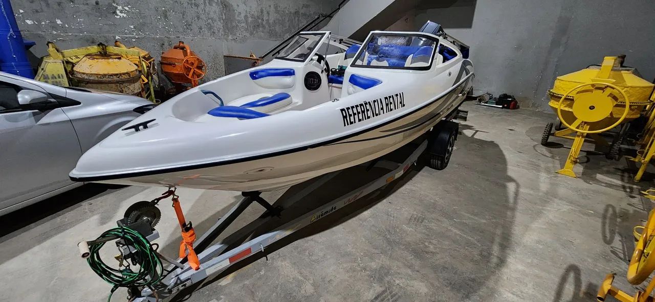 Lancha Focker 160 motor Yamaha 85hp - Foto 4