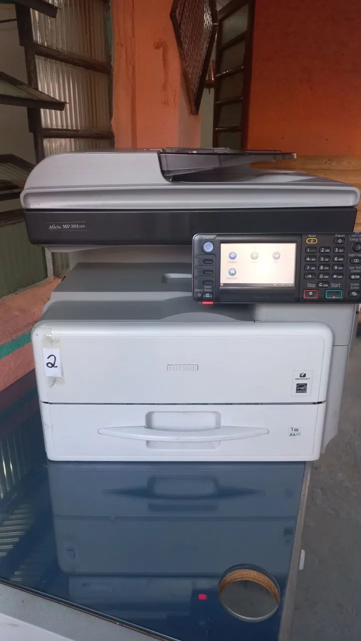 Impressora Ricoh Aficio MP 301SPF, No estadoo