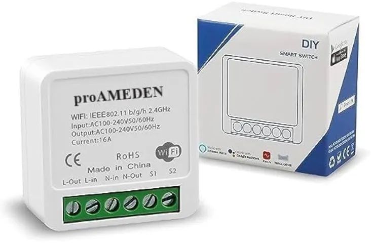 Mini Interruptor Inteligente Smart Switch 16A Wifi