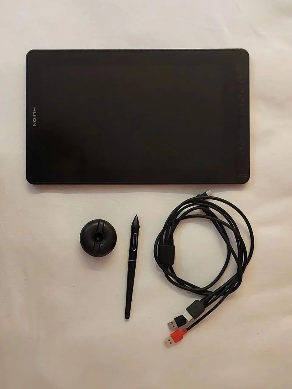 Mesa digitalizadora huion Kamvas 13 com tela caneta e cabos inclusos - Foto 2