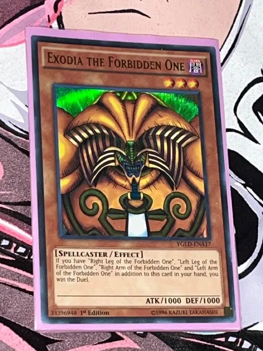 5 Partes do Exodia The Forbidden One Ultra Raro YGLD  - Foto 2