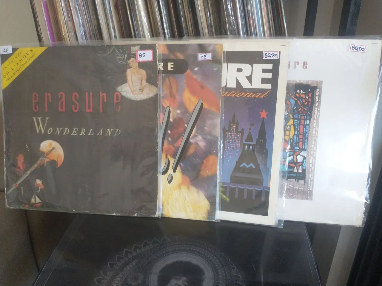 Vinil Erasure preços nas fotos 