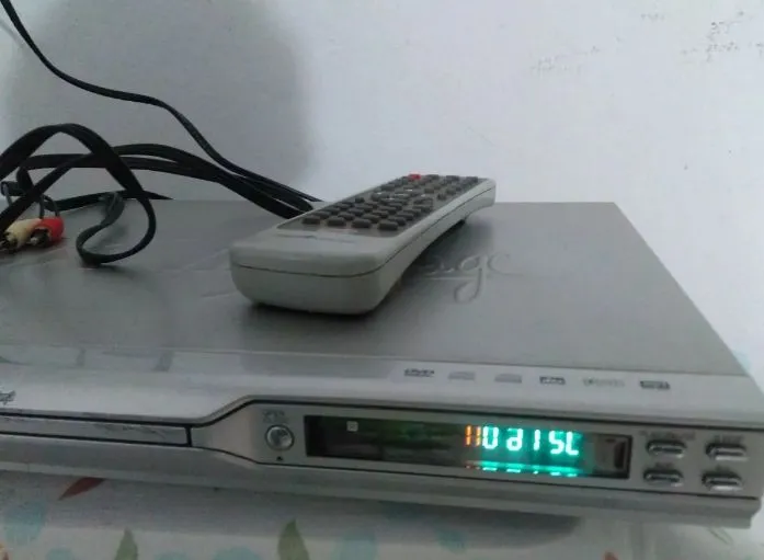 Karaokê DVD Player único dono oferta