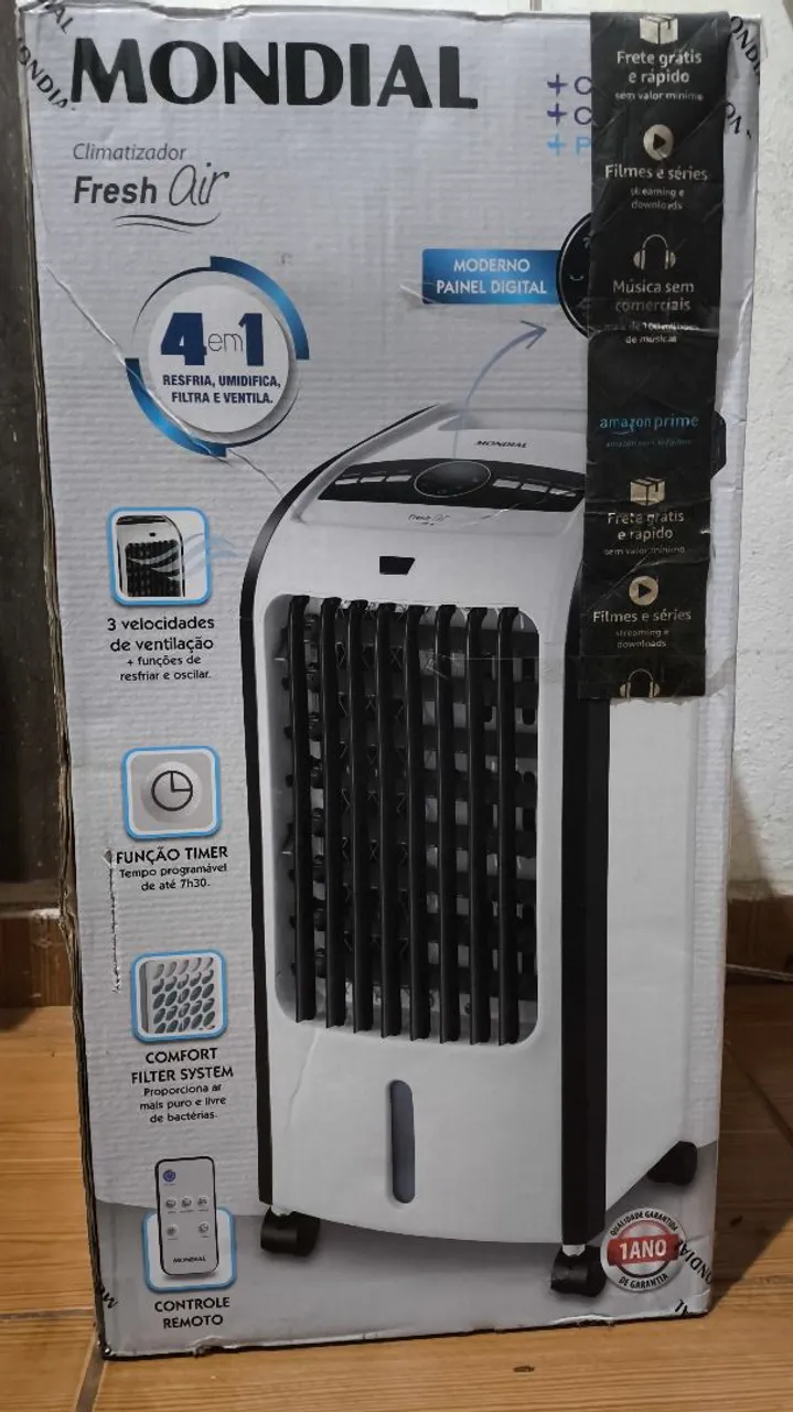 Climatizador de Ar Fresh Air Mondial 4 em 1