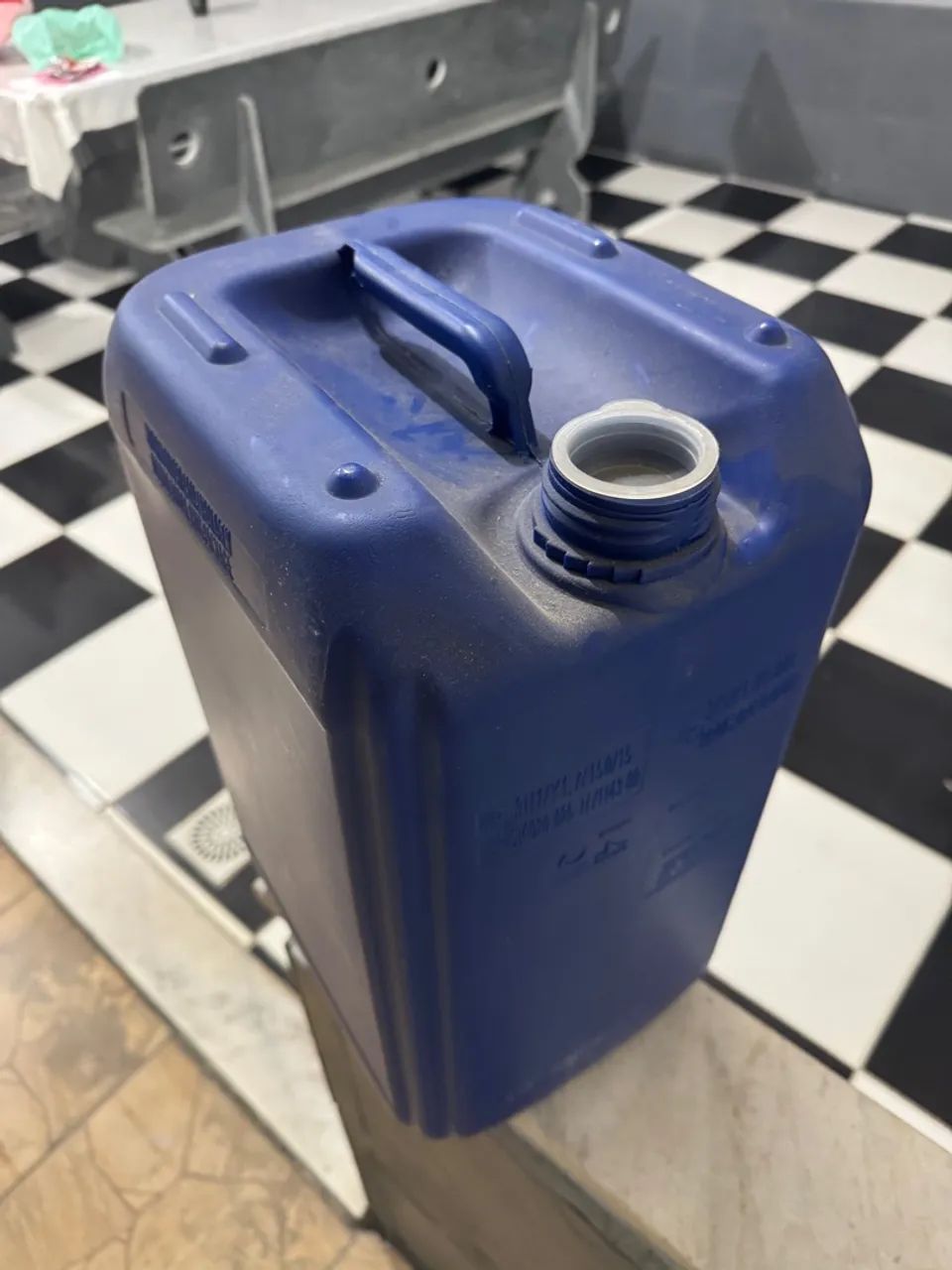 Galão Plástico Azul 25Litros