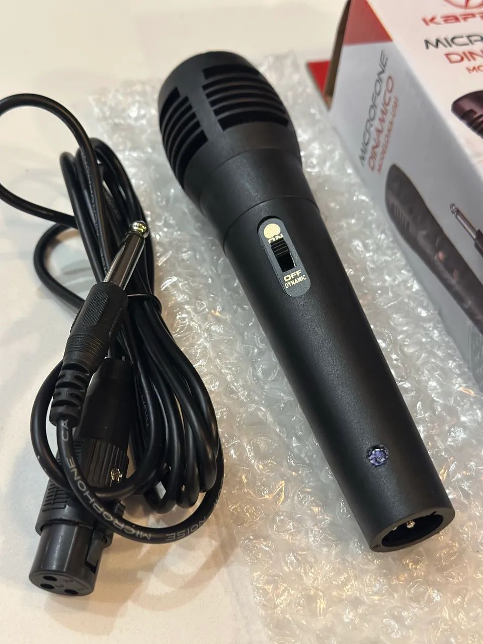 Microfone p10 dinâmico de alta qualidade 
