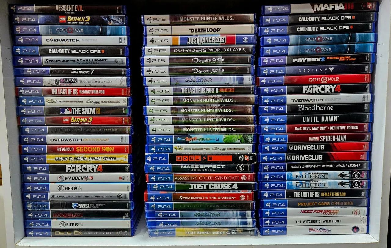 Jogos Ps4 ps5 novos e usados